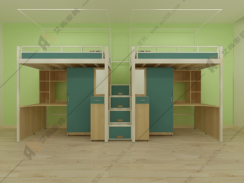 中梯-學(xué)生連體公寓床