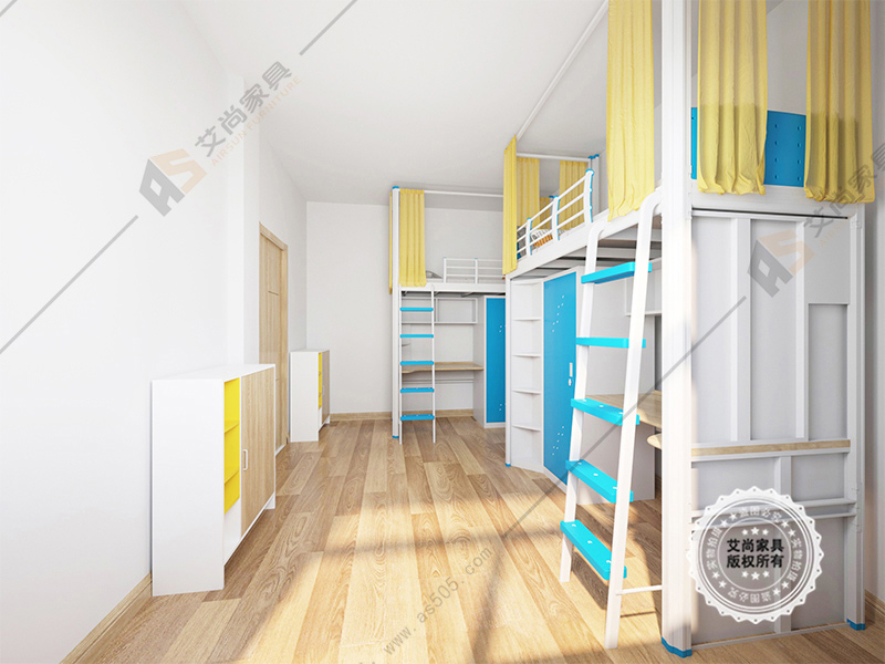 側(cè)梯-宿舍組合床