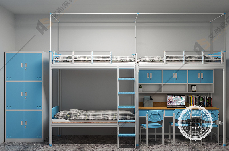 側(cè)梯-三人位上下鋪鐵床