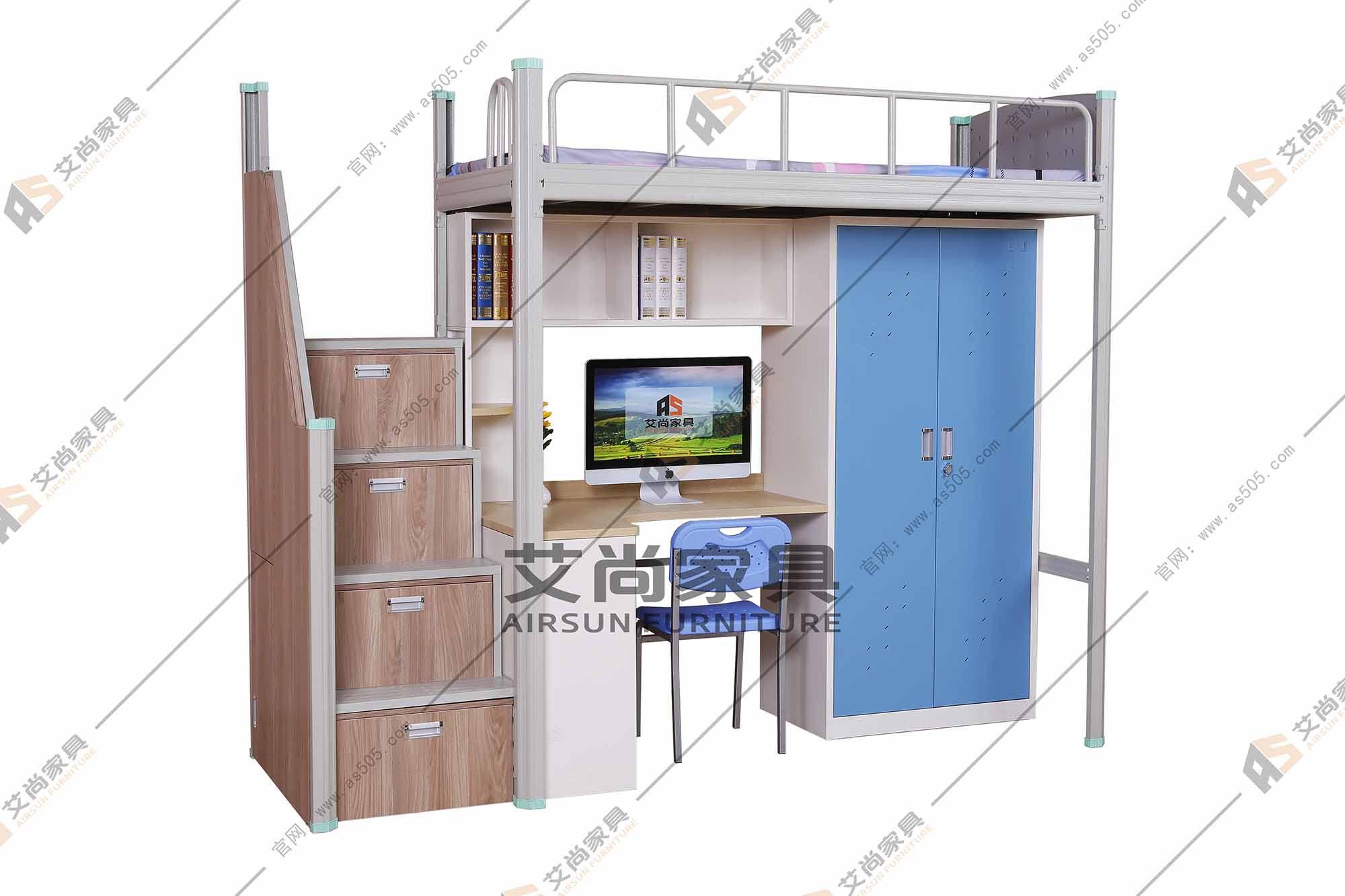 鋼制學(xué)生公寓床 鋼制學(xué)生公寓床