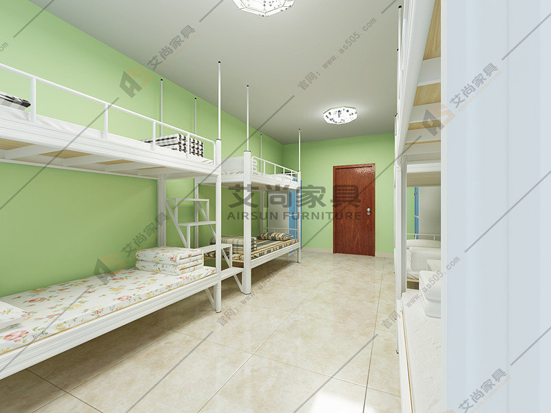 學生雙層鐵架床