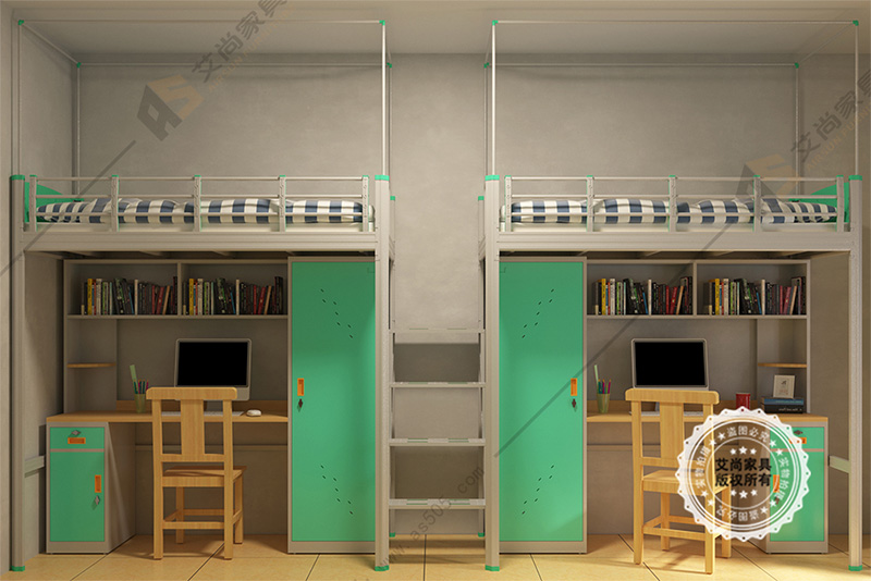 二連體學(xué)生公寓床