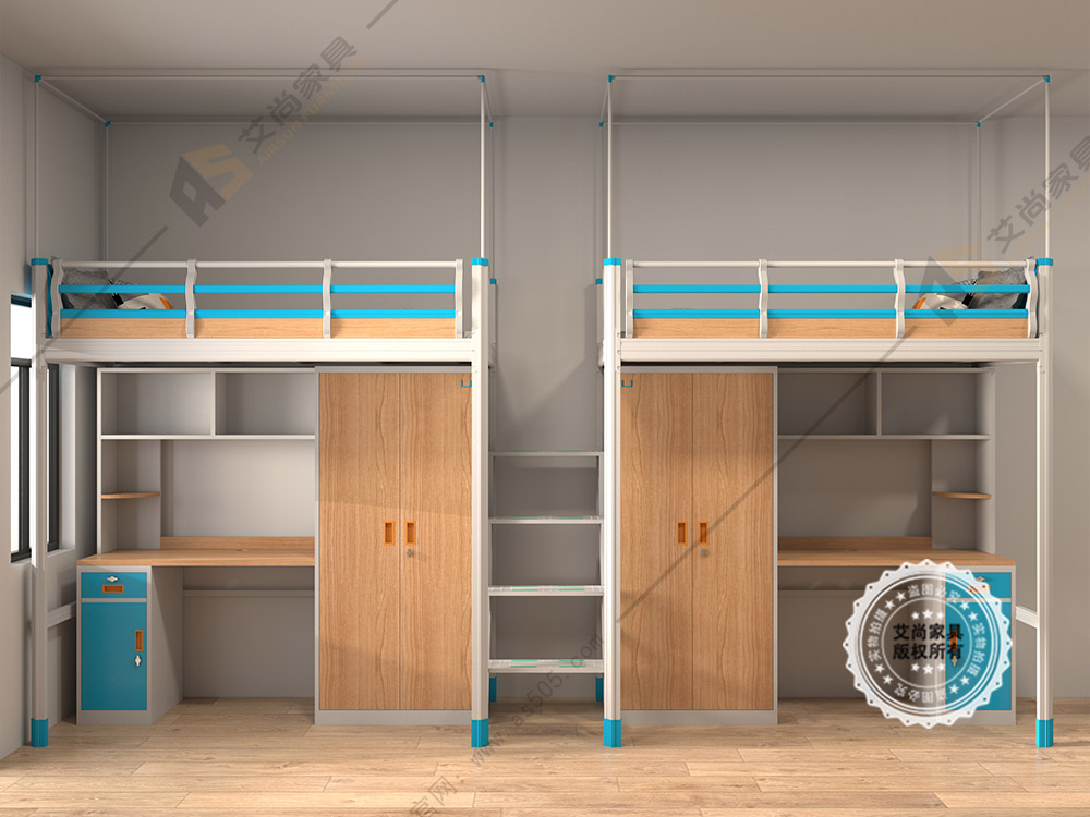 鋼木學(xué)生公寓床 鋼木學(xué)生公寓床